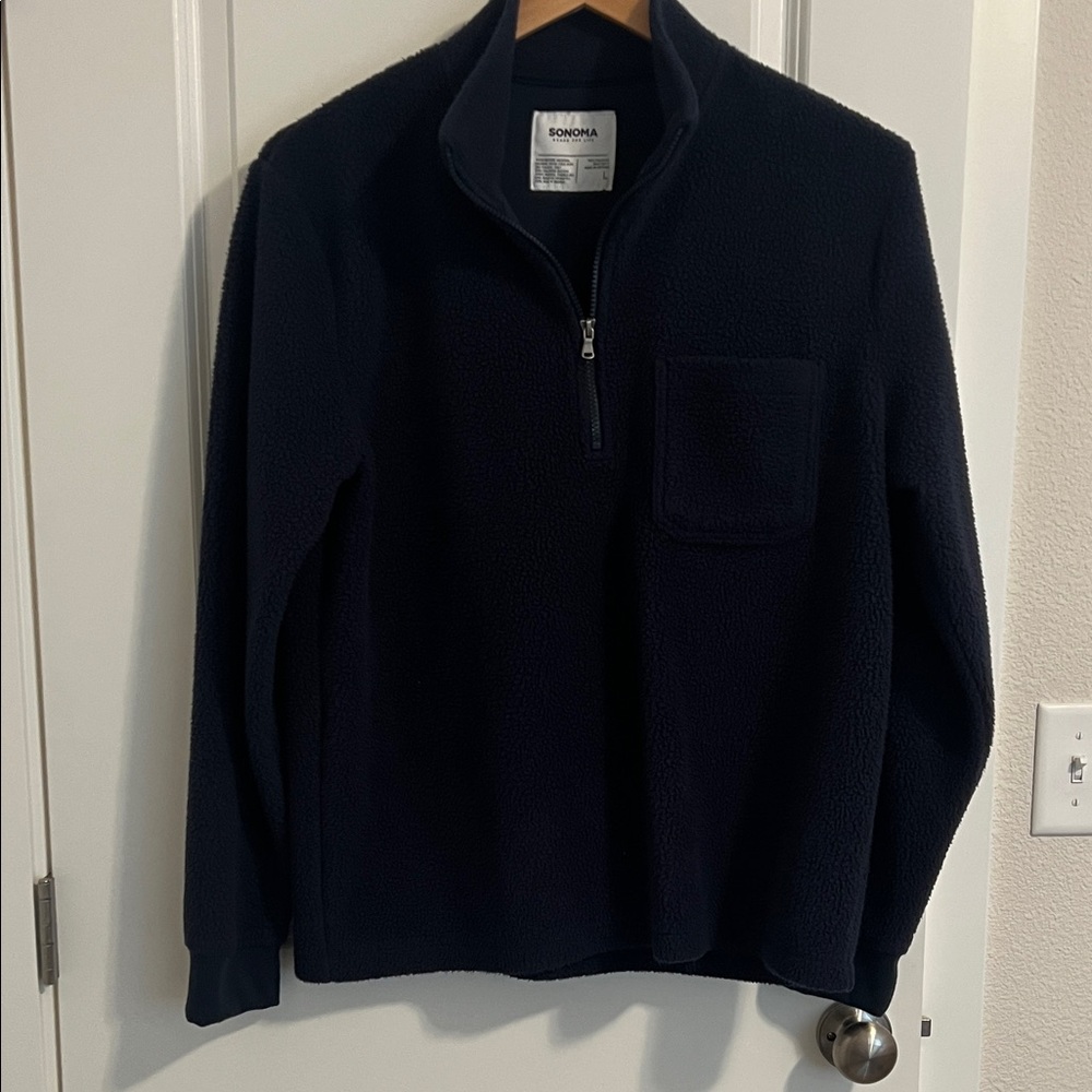 Navy pullover sweater